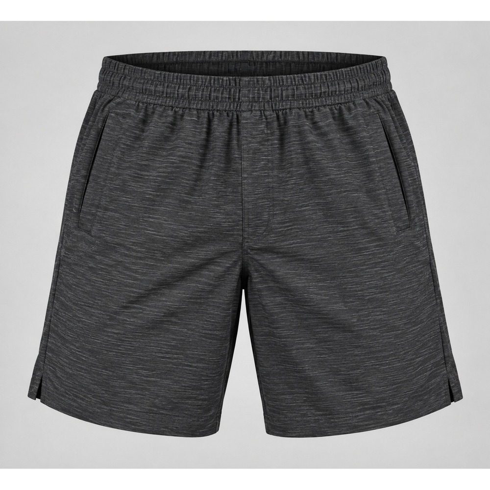 Lululemon Pace Breaker Lined Shorts Mens L Black Heathered Space Dye 9 Inseam